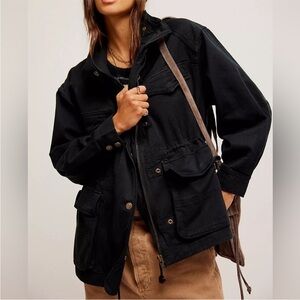 We The Free Black Utility Jacket